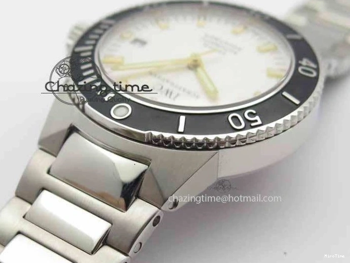 MIROTIME 0204 Aquatimer Automatic SS Noob Best Edition White Dial On SS Bracelet A Lightweight 7251